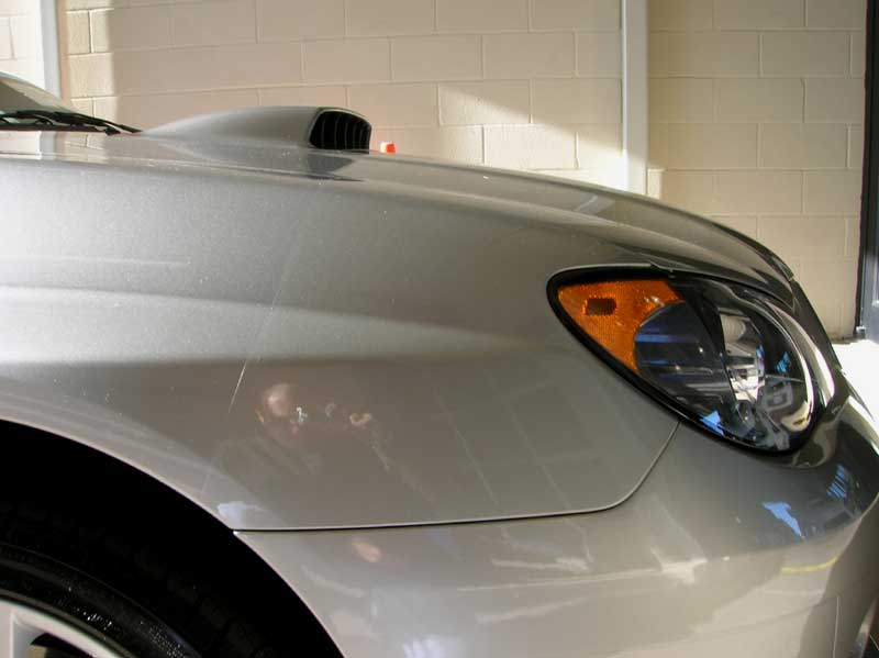 Subaru WRX protected with 3M Clear Bra Paint Protection Film