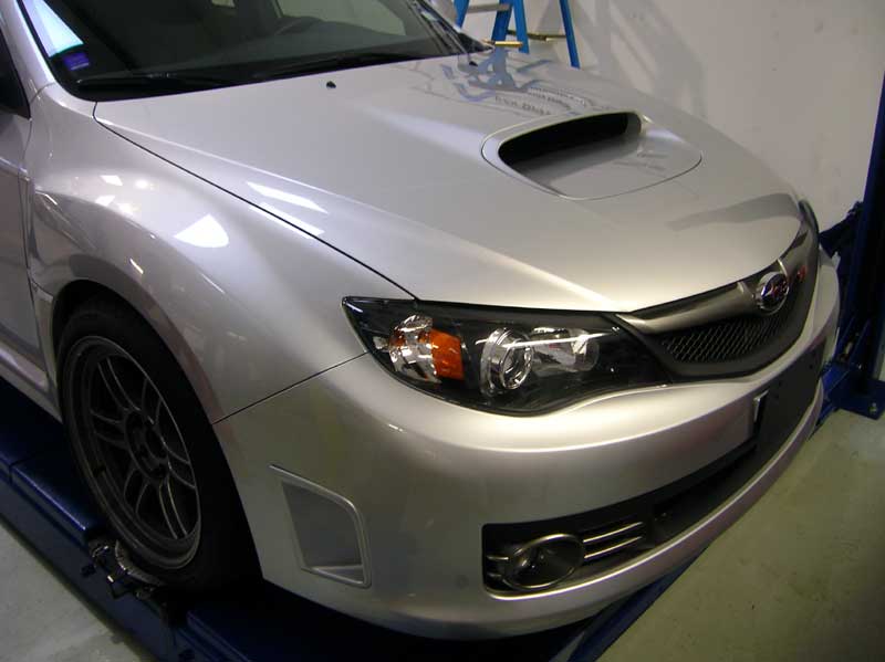 Subaru WRX STI protected with 3M Clear Bra Paint Protection Film