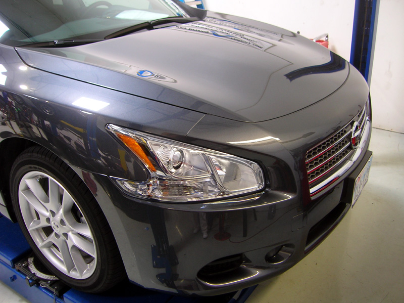 Nissan Maxima protected with 3M Clear Bra Paint Protection Film