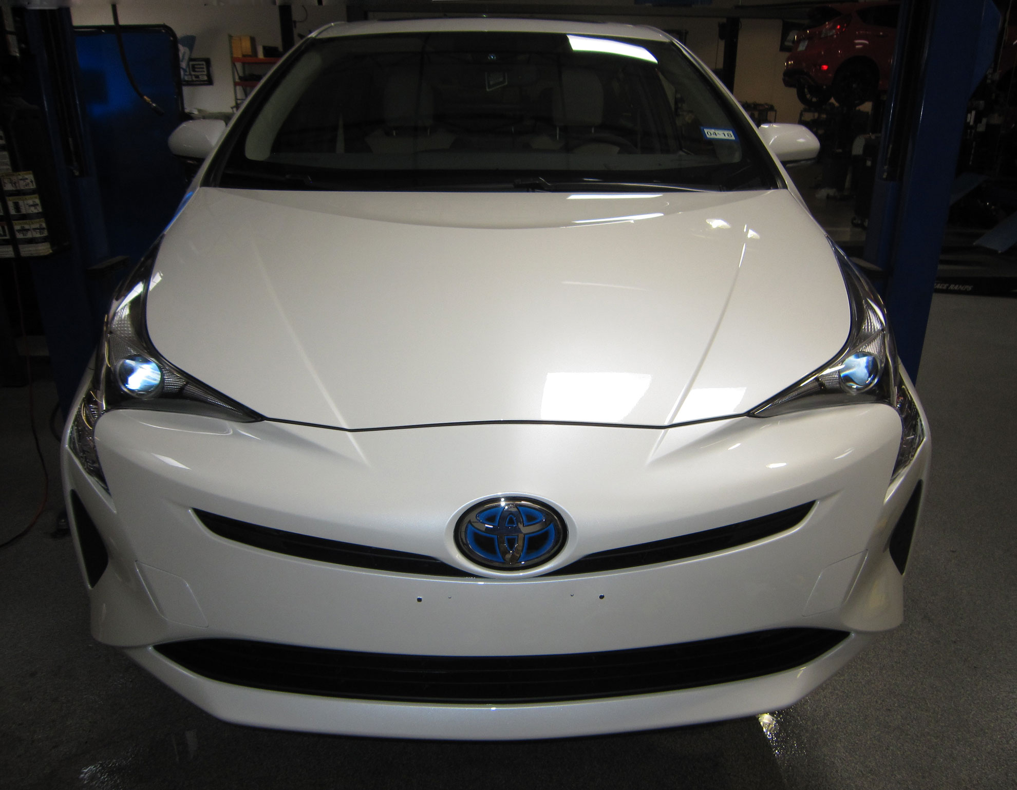 Toyota Prius protected with 3M Pro Series Clear Bra Paint Protection Film