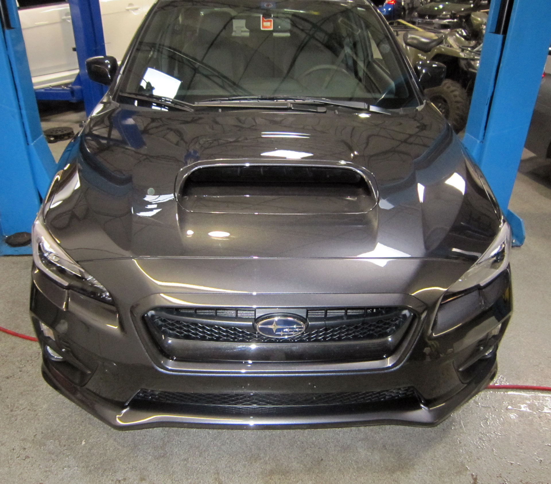 Subaru WRX protected with 3M Pro Series Clear Bra Paint Protection Film