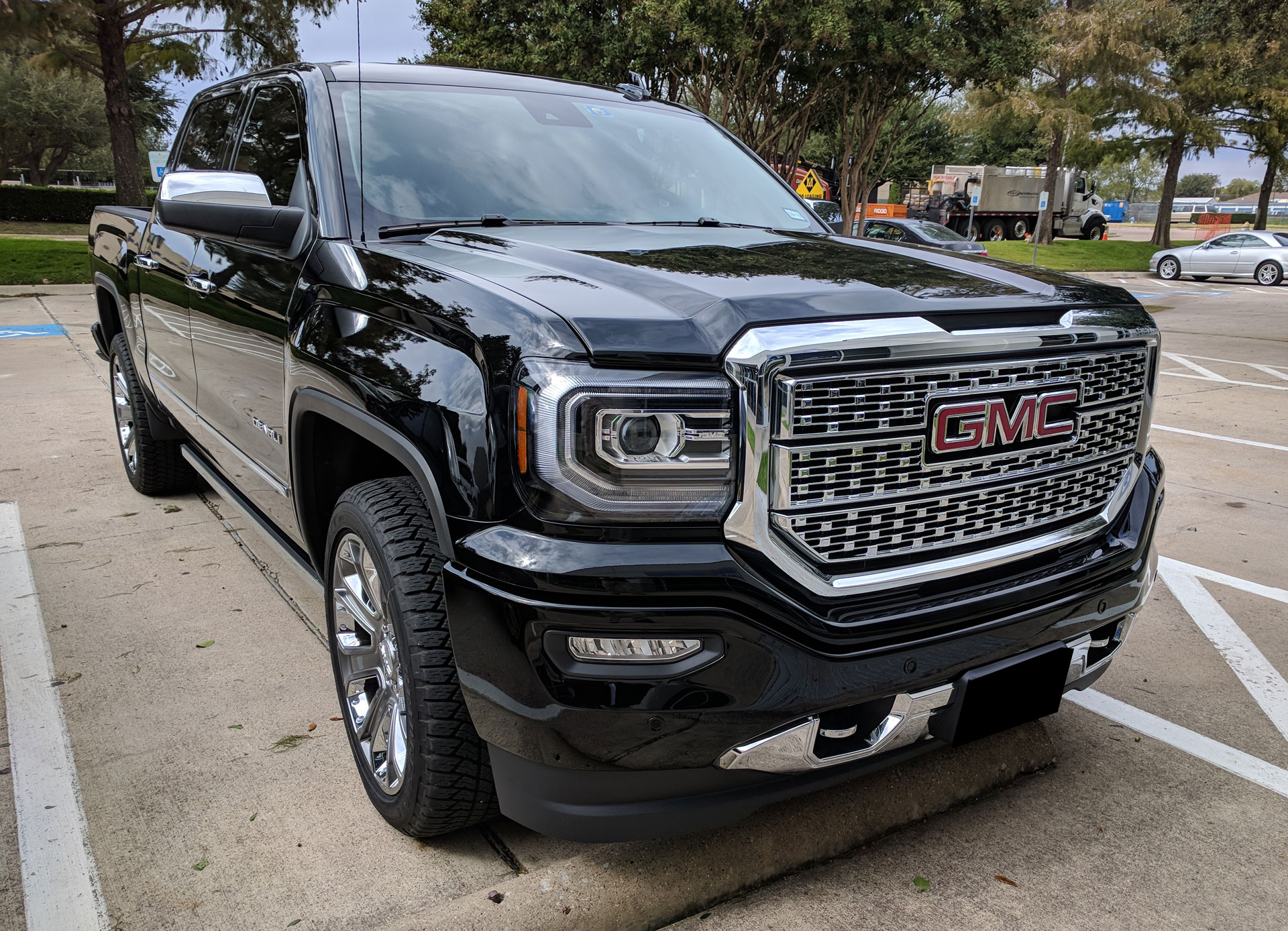 GMC Sierra Denali protected with 3M Pro Series Clear Bra Paint Protection Film