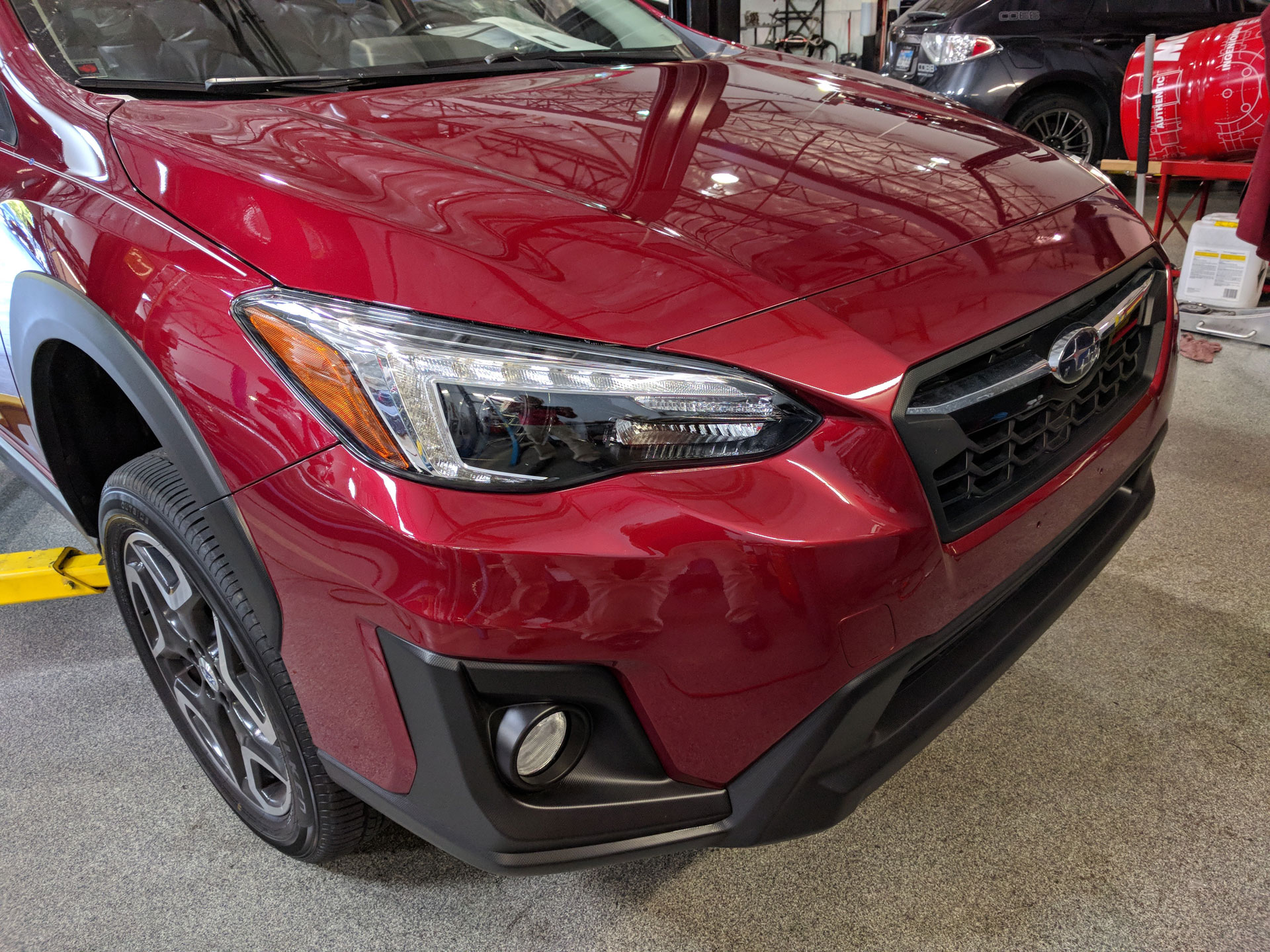 Subaru Crosstrek protected with 3M Pro Series Clear Bra Paint Protection Film