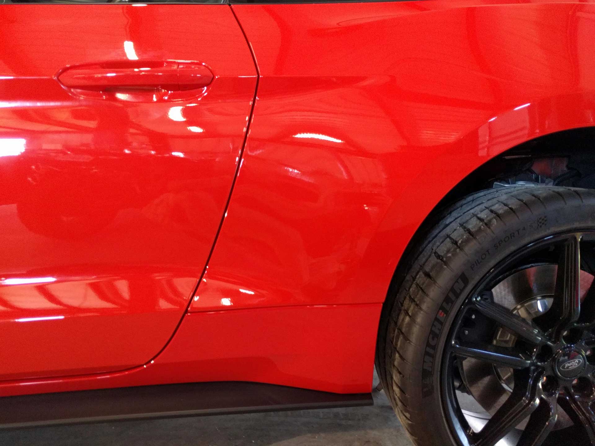 Ford Shelby GT500 Rear Flare Paint Protection 3M Scotchgard Pro Series Clear Bra