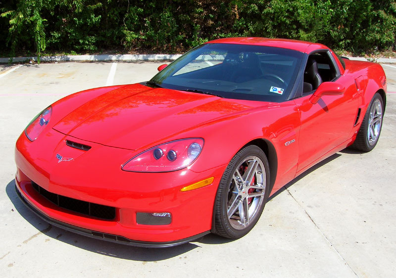 C6 Z06 Corvette protected with 3M Clear Bra Paint Protection Film