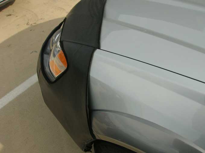 A traditional black bra cannot follow the contours of your vehicle