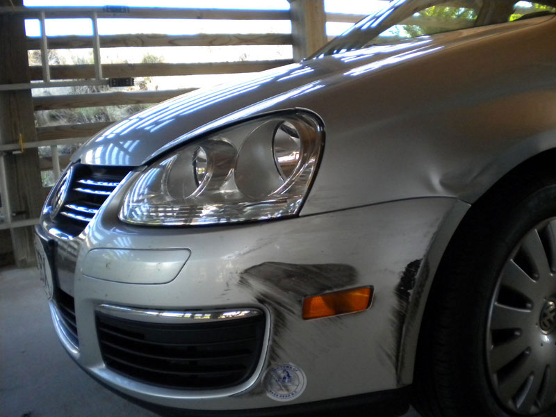 Damaged Bumper